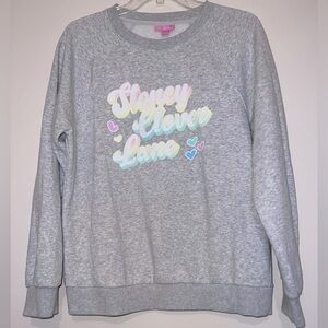 EUC Stoney Clover Lane X Target Gray Women's Size Medium Sweatshirt ~ Worn Once!